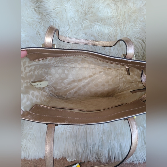 Kate Spade Cedar Street Mini Harmony Leather Tote- Rose Gold - Picture 7 of 7